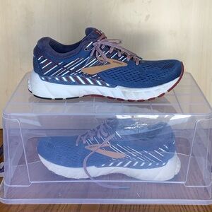 Brooks Men’s Navy and White Athletic Shoes